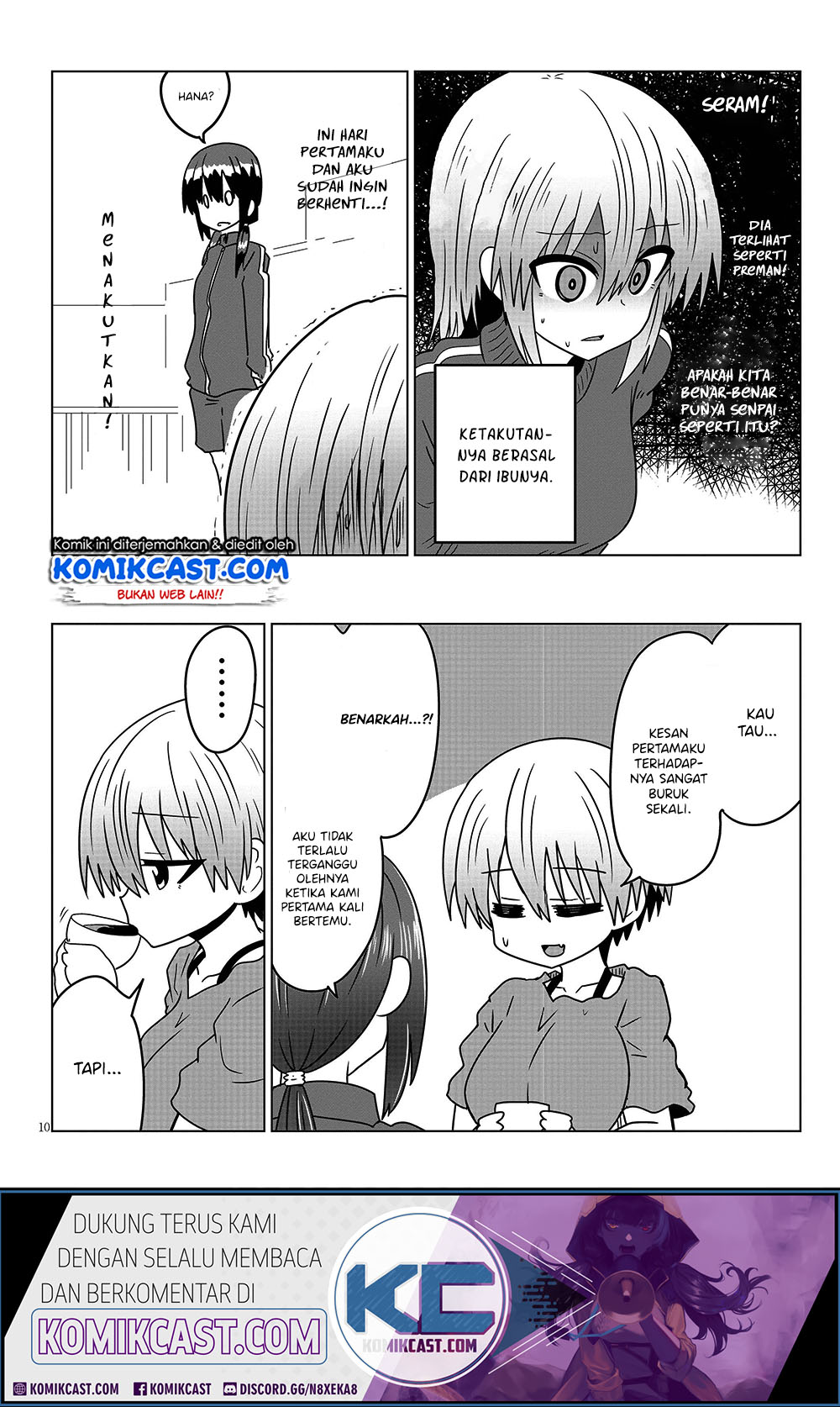 Uzaki-chan wa Asobitai! Chapter 30 Bahasa Indonesia